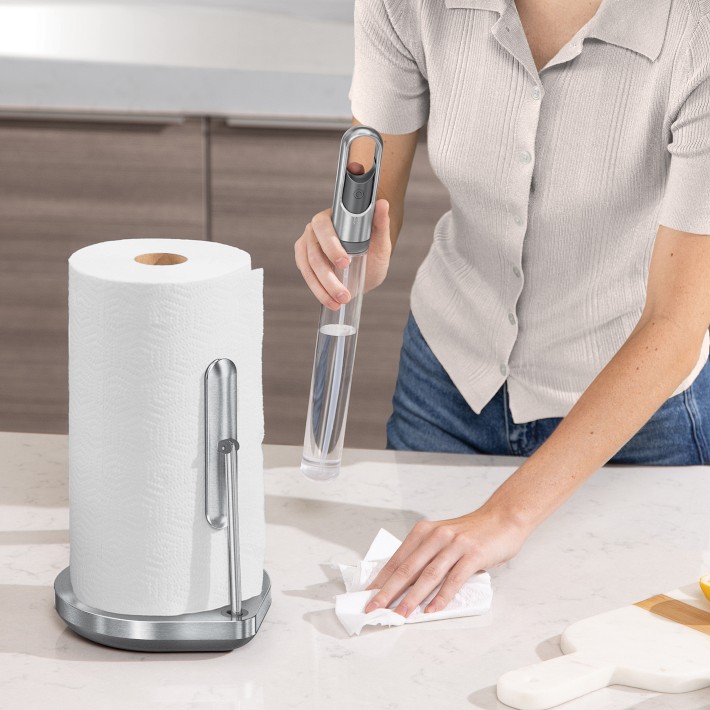 simplehuman™ Paper Towel Holder with Pump | Williams Sonoma