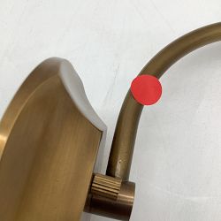 OPEN BOX:Amelia Sconce, Antique Brass, White Glass