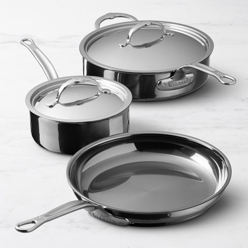 Hestan NanoBond Titanium Stainless-Steel 5-Piece Cookware Set Simolary simolary.com
