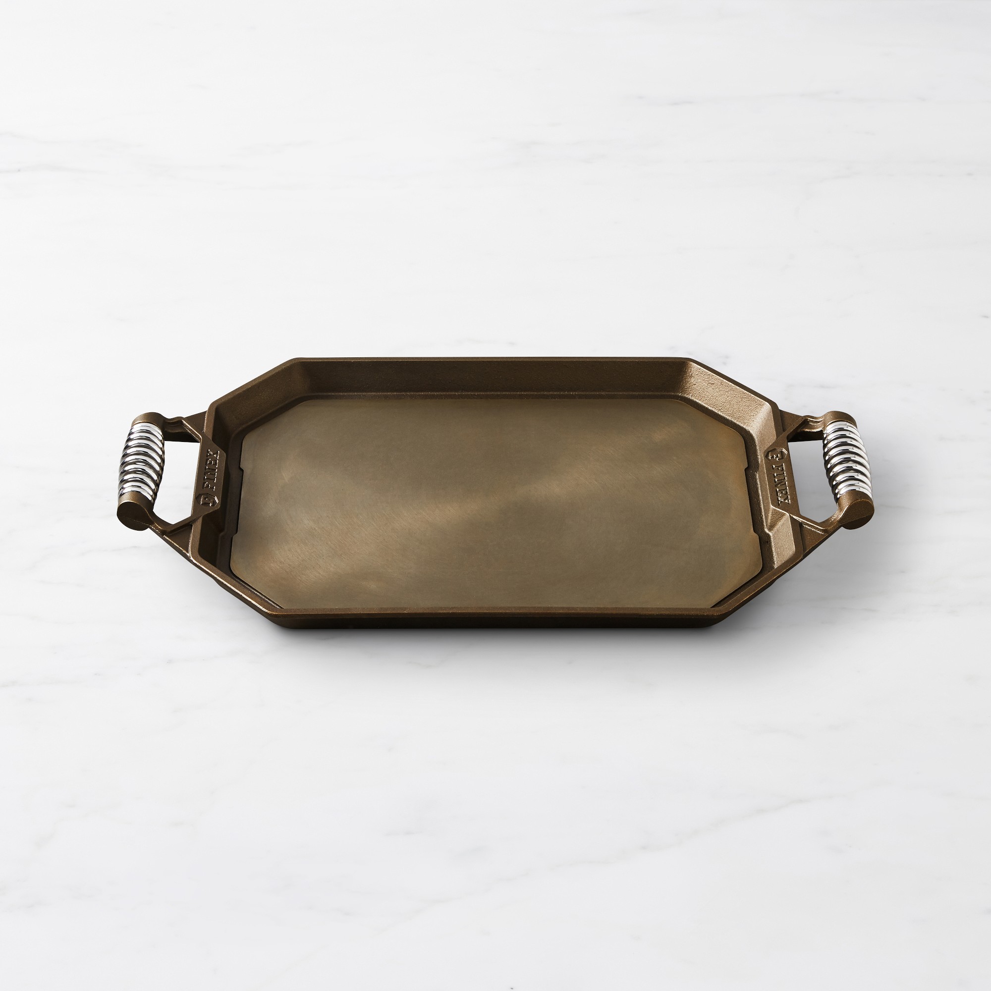 FINEX Seasoned Cast Iron Double Burner Griddle Simolary simolary.com