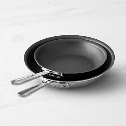 All-Clad D5® Stainless-Steel Pro Nonstick Fry Pan, Set of 2