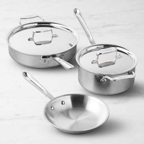 All-Clad D5 Stainless-Steel 5-Piece Cookware Set Simolary simolary.com
