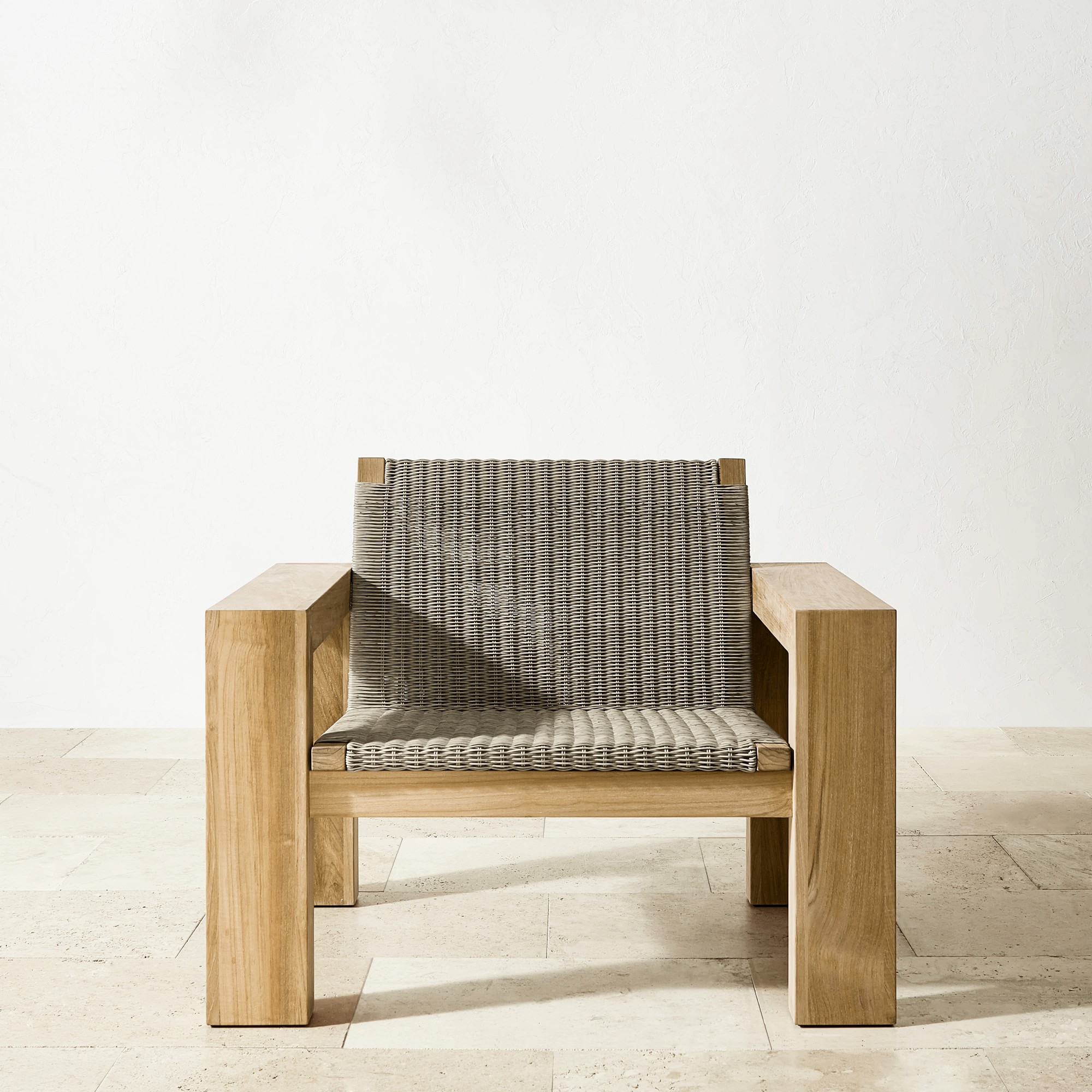 Larnaca Teak x All-Weather Weave Club Chair | Patio Furniture