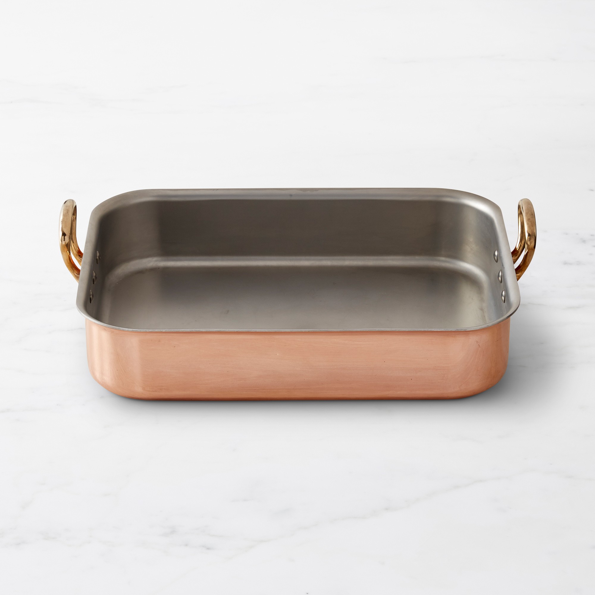 Mauviel  Tri-Ply Copper Roasting Pan Simolary simolary.com