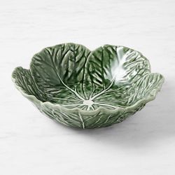 Bordallo Pinheiro Cabbage Serve Bowl, Green