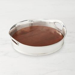 OPEN BOX:Marlo Thomas x Williams Sonoma Round Bar Tray