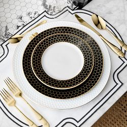 Honeycomb Salad Plates