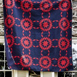 Josh Young x Williams Sonoma Home Vintage Quilt, Red/Navy