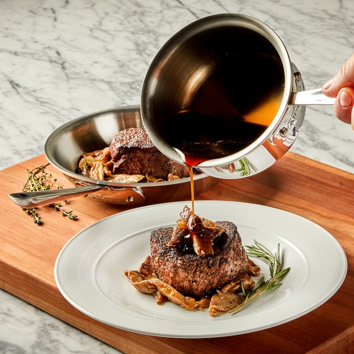All-Clad D3® Tri-Ply 2-Piece Helper Set | Williams Sonoma