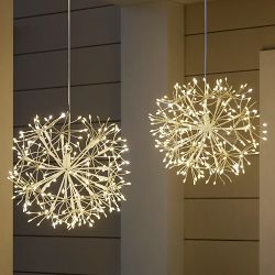 OPEN BOX:Balsam Hill Outdoor Cluster Fairy Starburst Light Set