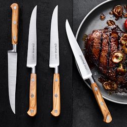32 Dumas Idéal Olivewood Steak Knives, Set of 4