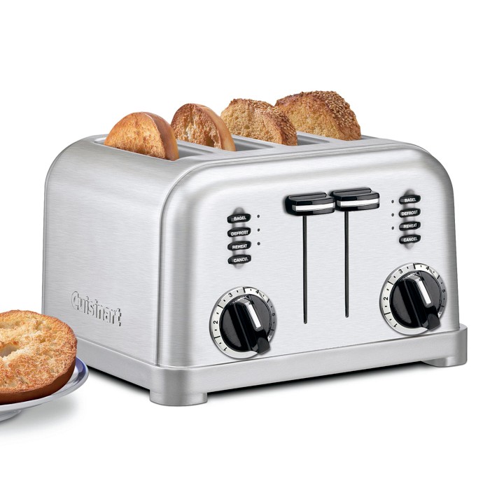 Cuisinart 4-Slice Metal Classic Toaster | Williams Sonoma