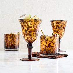 Marlo Thomas x Williams Sonoma Tortoise Shell Goblets, 10-Oz, Set of 4