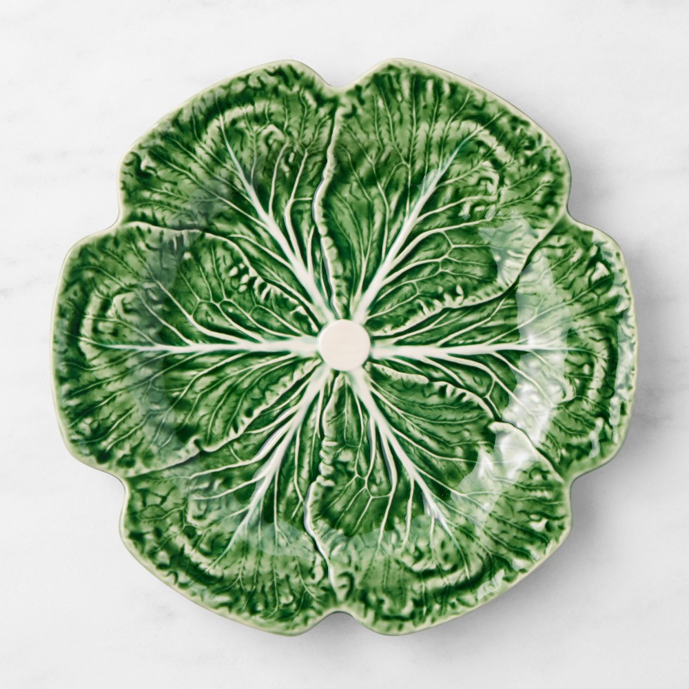 Bordallo Pinheiro Cabbage Chargers - Set of 2, Green