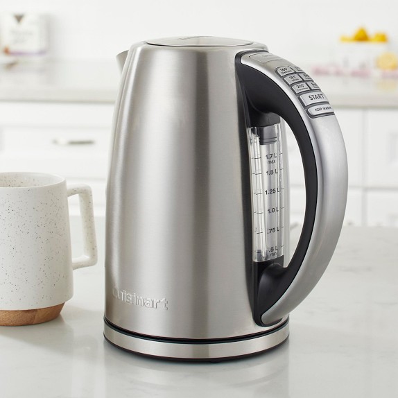 cuisinart outdoor electric kettle Kettle, 1500W Fast Heating, 6 Temp Presets, 1.7L The touchpad base features a center plate for quick heat Cuisinart PerfecTemp Electric Tea Kettle