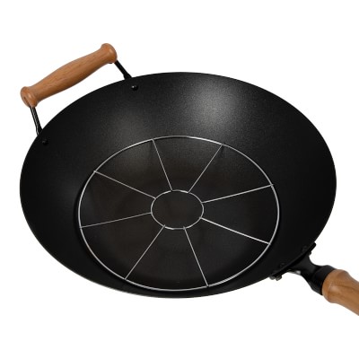 Joyce Chen Professional Series Carbon Steel Nonstick 10-Piece Wok Set with Lid and Maple Handles Simolary simolary.com 20