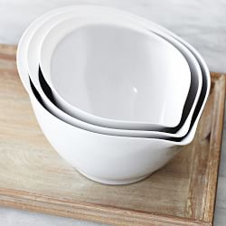 Melamine Mixing Bowls with Spout, Set of 3