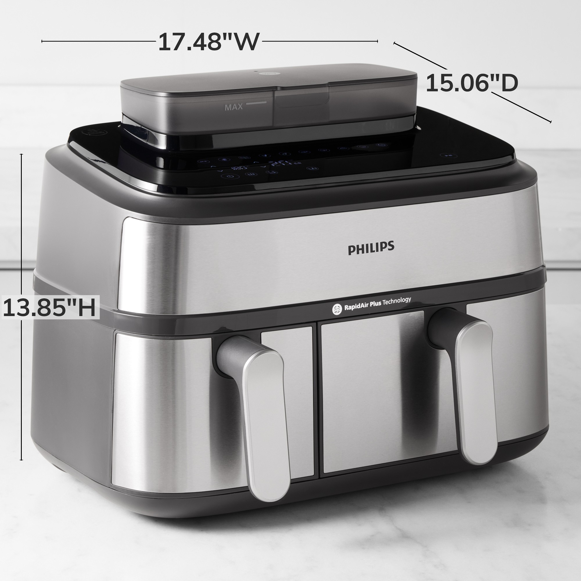 Philips 5000 Series Dual Basket Airfryer with Steam Sansujyuku sansujyuku.com