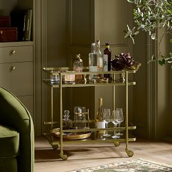 Truman Rectangular Bar Cart (32")