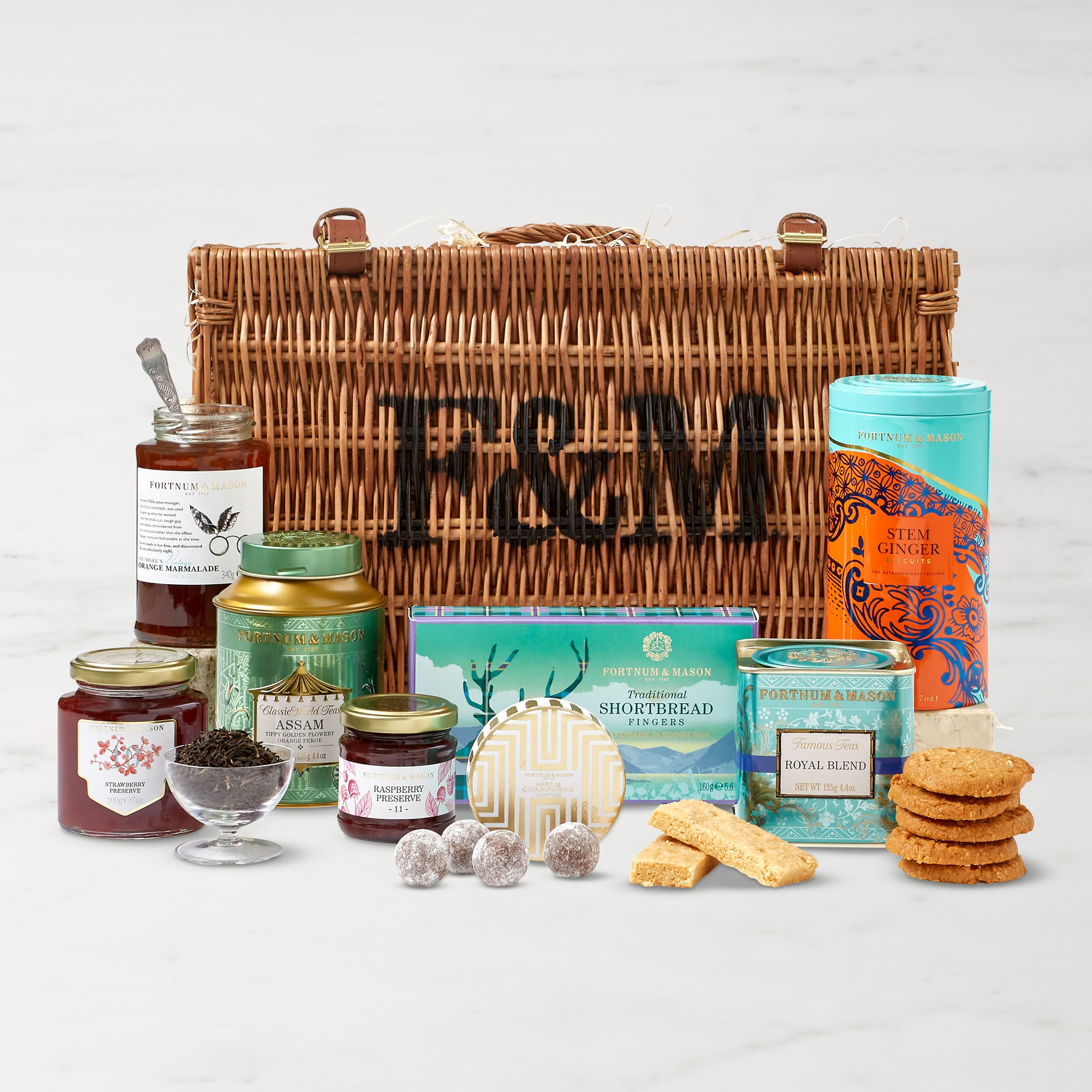 FORTNUM&MAISON ハンパー Fortnum & Mason Superb Gift Basket | Williams Sonoma