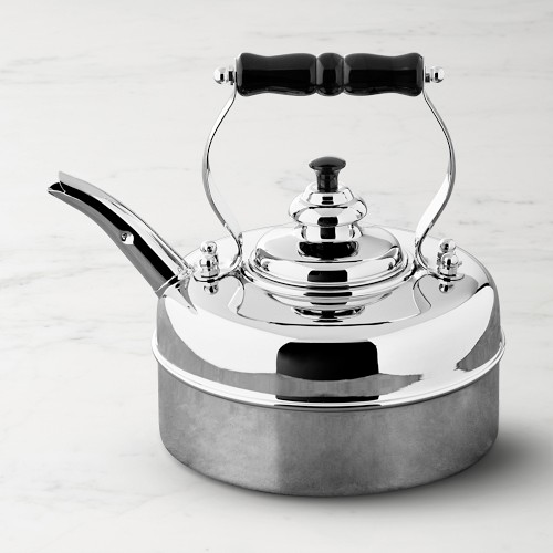 Simplex Kensington No 3 by Newey & Bloomer Chrome Traditional Tea Kettle Simolary simolary.com