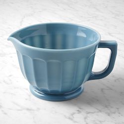 Mosser Glass Panel Batter Bowl, Georgia Blue