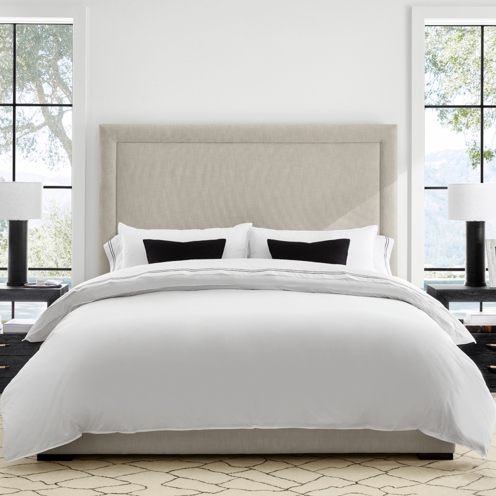 Irving Nontufted Upholstered Bed & Headboard by Williams Sonoma Home