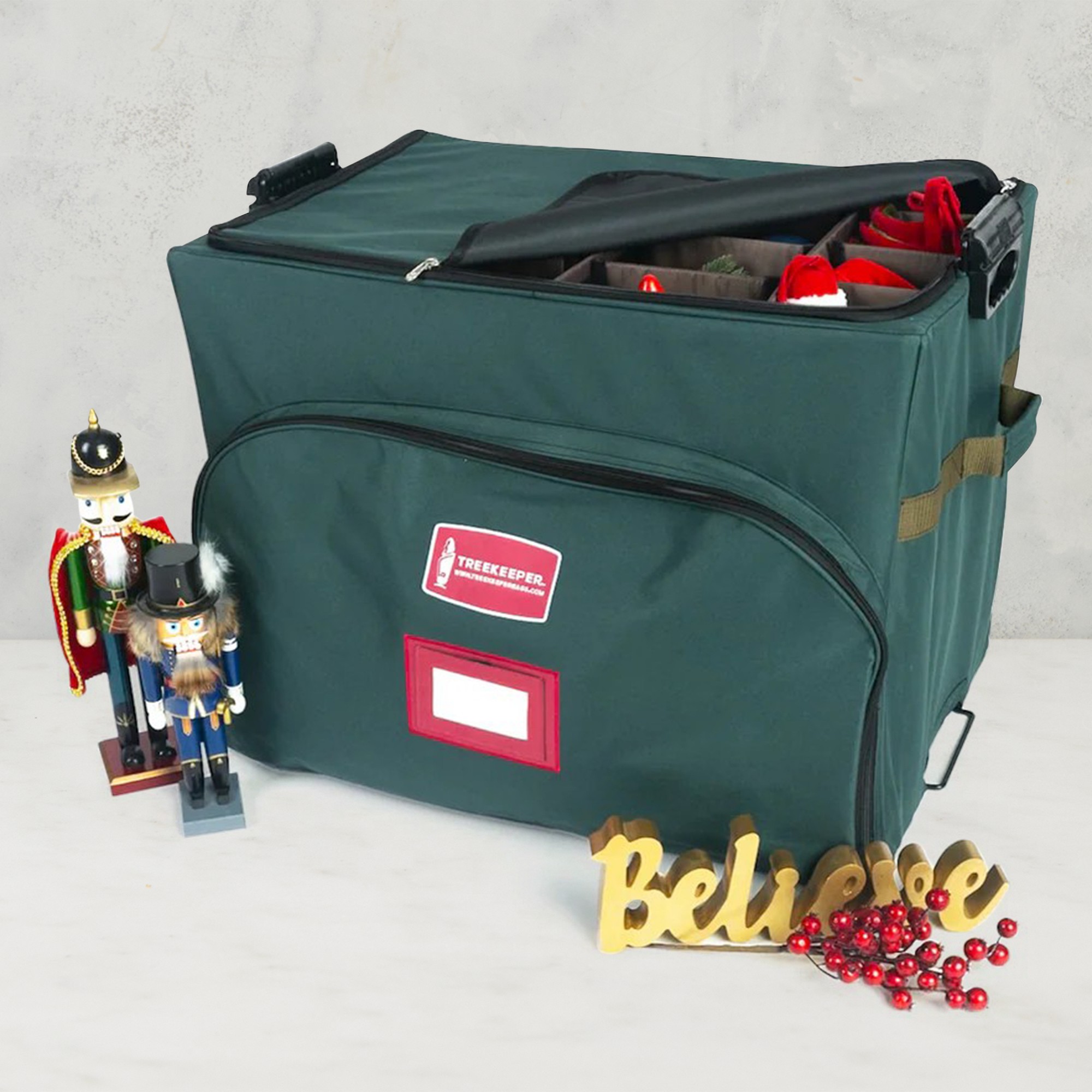 XL Telescoping Christmas Ornament Storage Box Simolary simolary.com