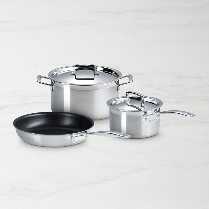 Le Creuset Essential Stainless-Steel Mixed Material 7-Piece