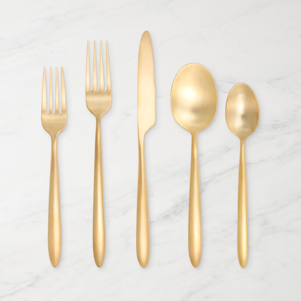 Fortessa Velo Flatware Sets - Gold