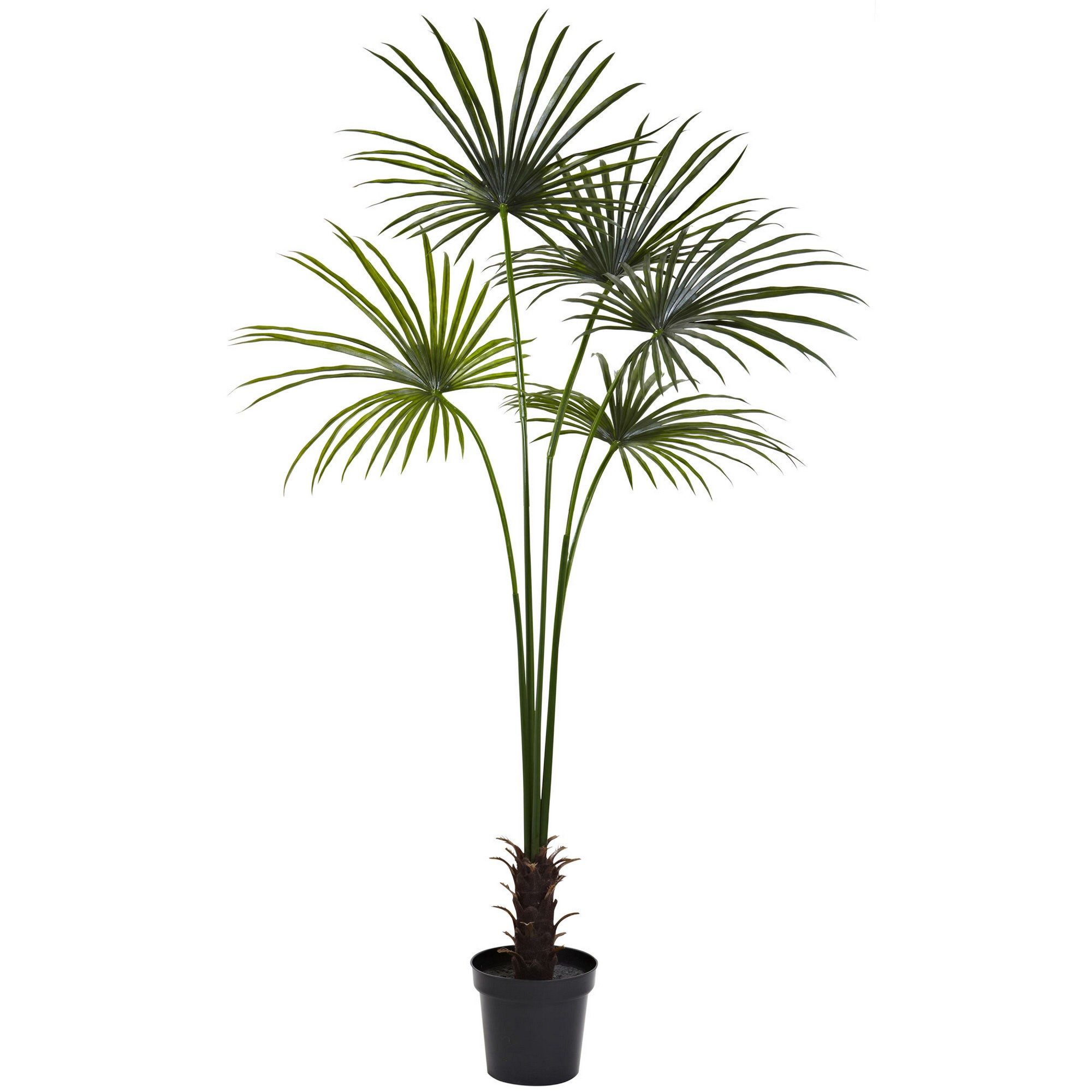 UV Resistant Faux Fan Palm Tree, 84″ Simolary simolary.com