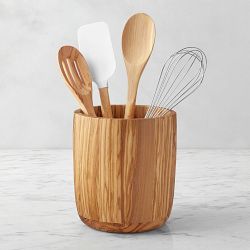 Olivewood Utensil Holder
