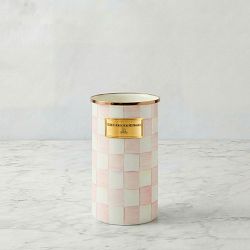 MacKenzie-Childs Rosy Check Utensil Holder