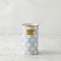 MacKenzie-Childs Sky Check Utensil Holder