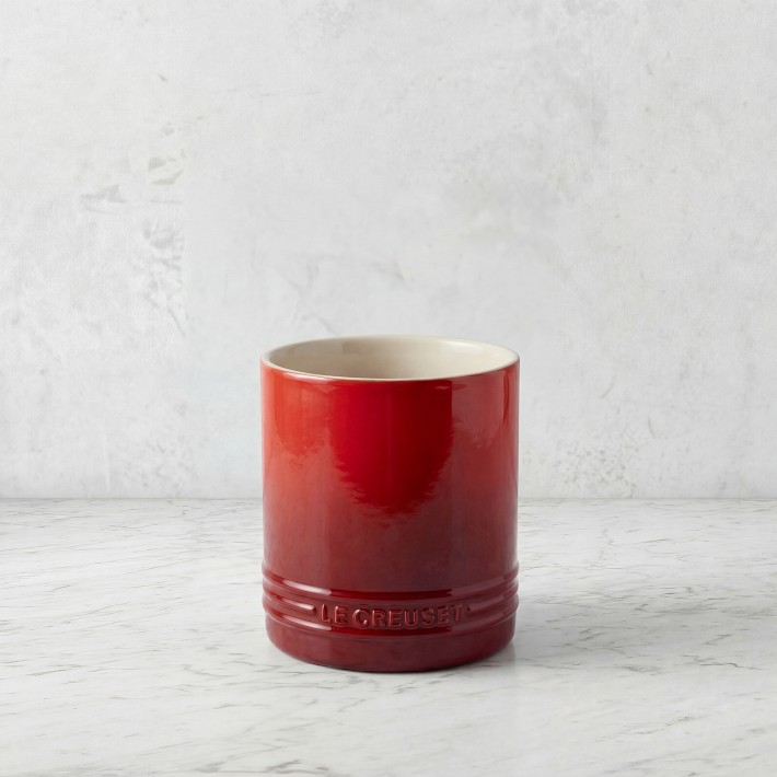 Le Creuset Stoneware 10インチ スプーン置き Le Creuset Stoneware Utensil Crock | Williams Sonoma