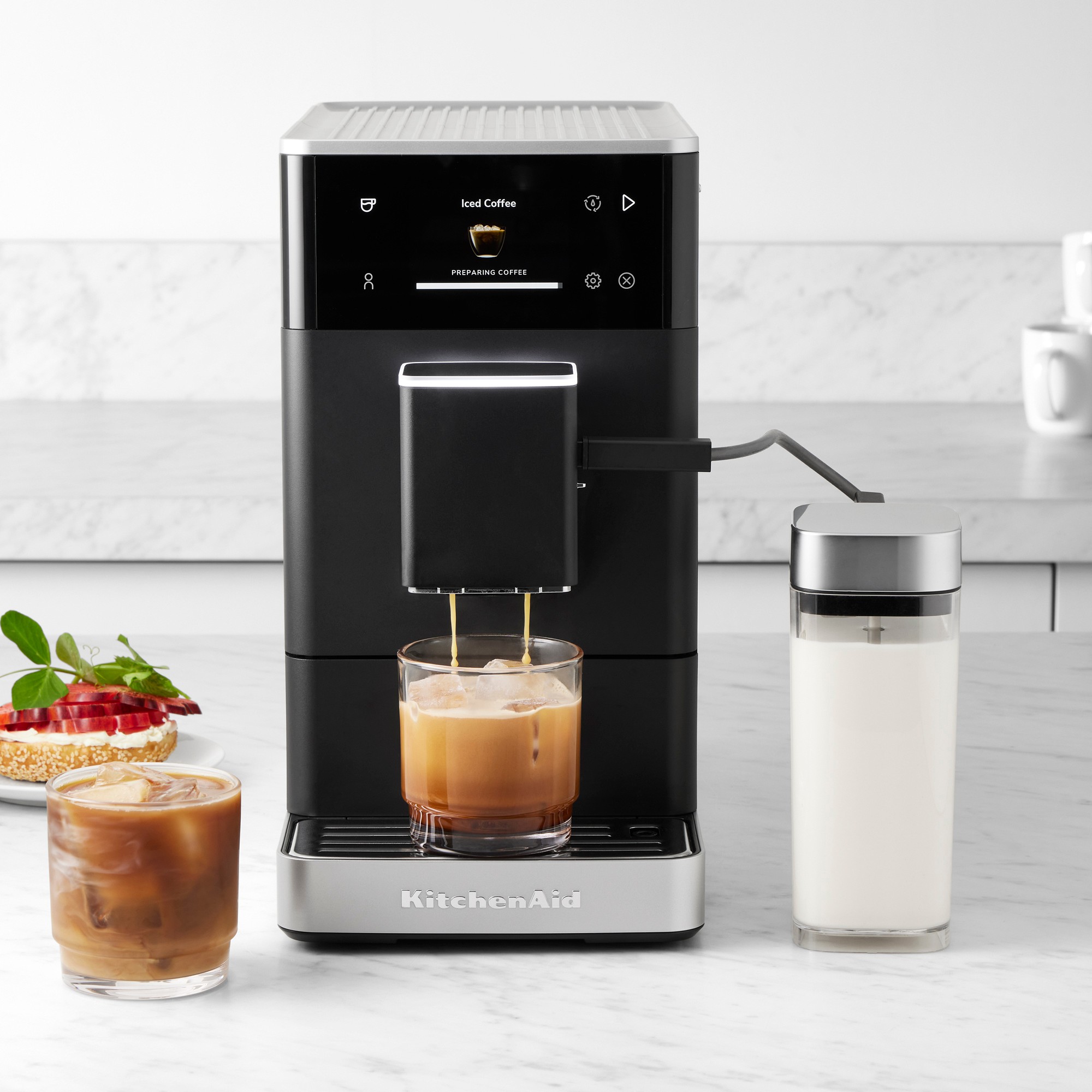 KitchenAid Fully Automatic Espresso Machine KF4 with Iced Coffee Sansujyuku sansujyuku.com