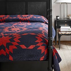 Josh Young x Williams Sonoma Home Vintage Quilt, Red/Navy