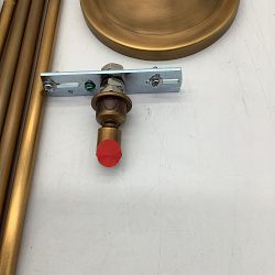 OPEN BOX:Isabella Ruffle Pendant, 14", Antique Brass