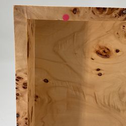OPEN BOX:Burl Wood Tray, Rectangular
