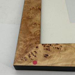 OPEN BOX:Exotic Burl Wood Gallery Frame, 11" X 14"