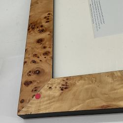 OPEN BOX:Exotic Burl Wood Gallery Frame, 11" X 14"