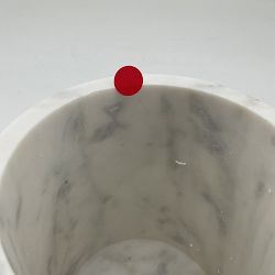 OPEN BOX:Marble Canister, Large