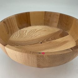 OPEN BOX:Hold Everything Two-Tiered Fruit Bowl, Ashwood