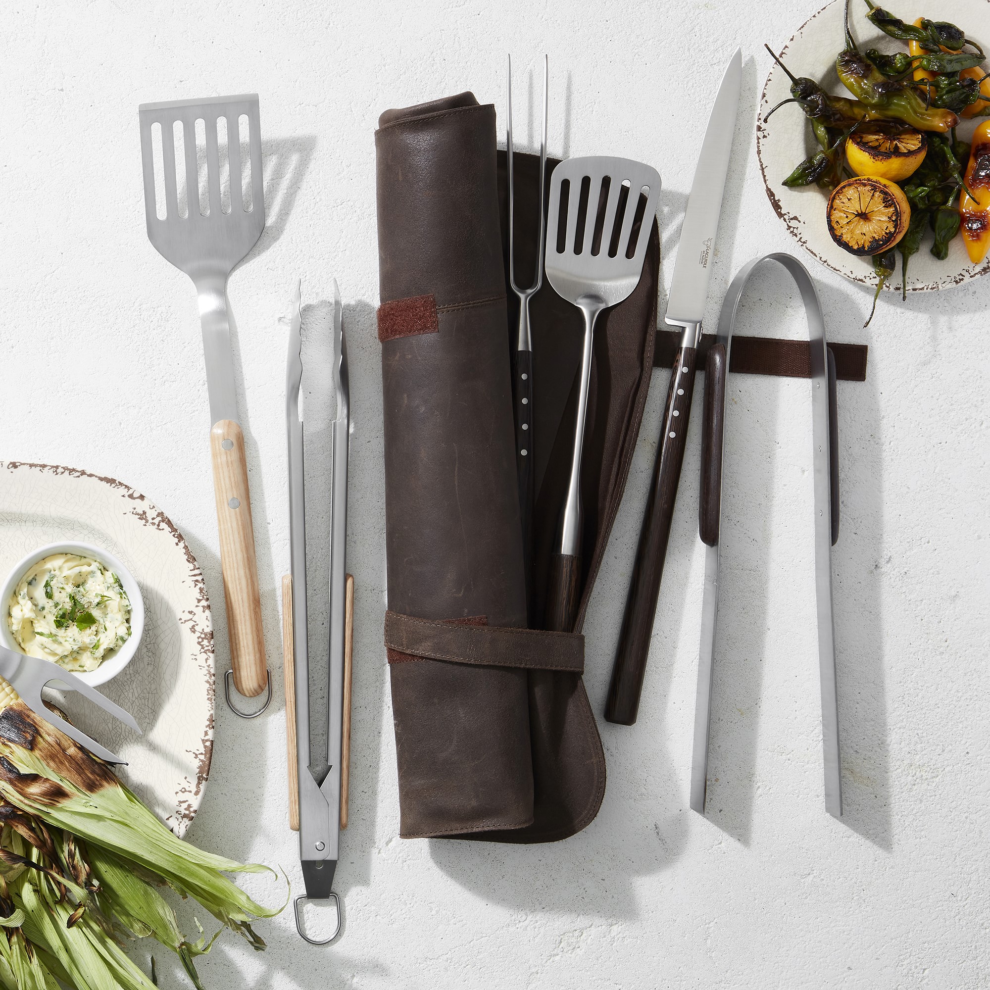 Laguiole en Aubrac 4-Piece Grill Tool Set Sansujyuku sansujyuku.com