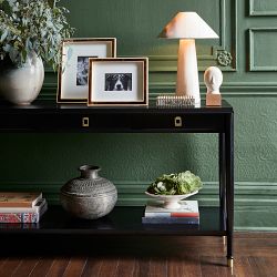 Lacourte 3-Drawer Open Console Table (61")