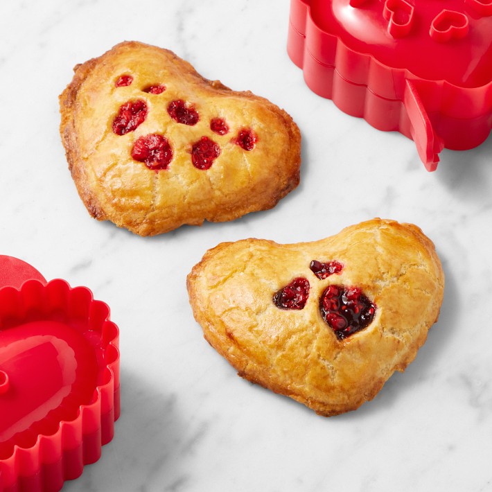 未使用 Williams-Sonoma Nordic Wareハートタルト型2枚 Heart Hand Pie Molds Set of 2 | Williams Sonoma