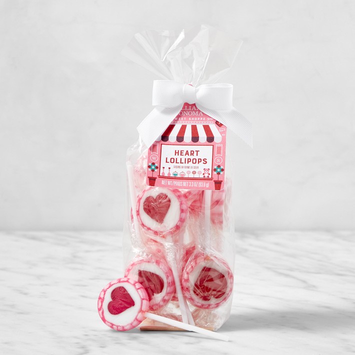 Williams Sonoma Heart Lollipops