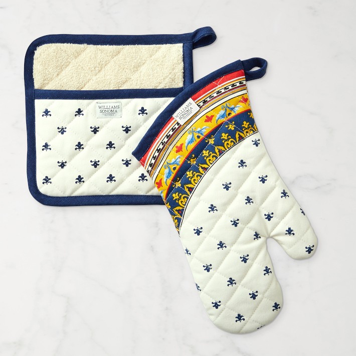 Sicily Oven Mitt + Potholder Set | Williams Sonoma