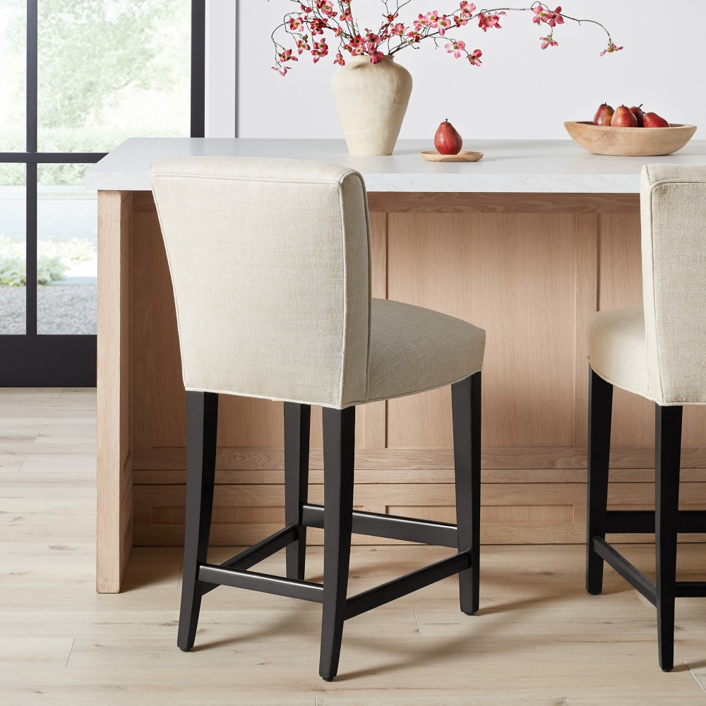 Fitzgerald Upholstered Counter & Bar Stool by Williams Sonoma Home