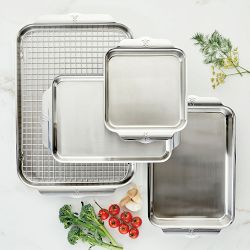 Hestan Provisions OvenBond Stainless-Steel Ovenware, Set of 5